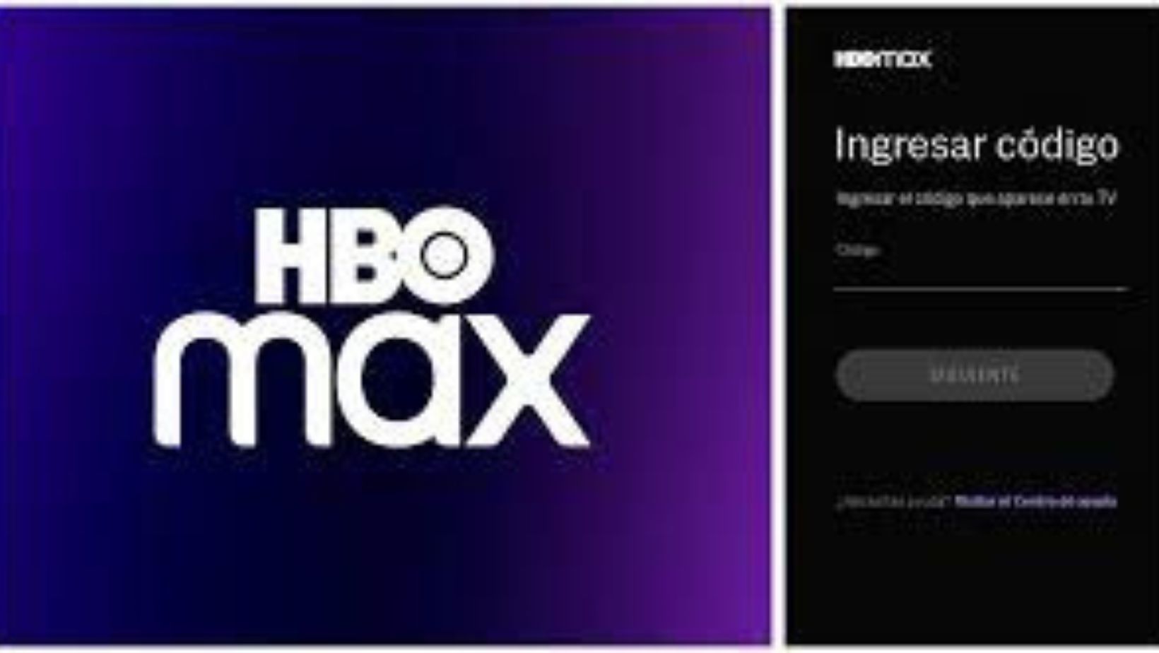 HBOmax.com/tvsignin Ingresar Codigo
