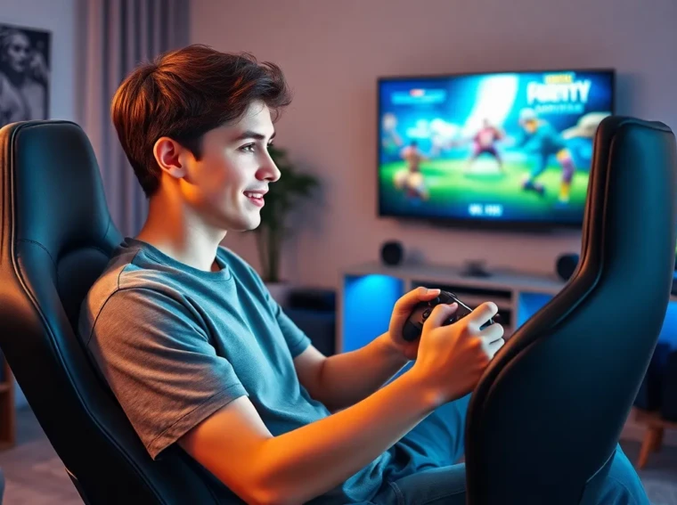 console gaming setup
