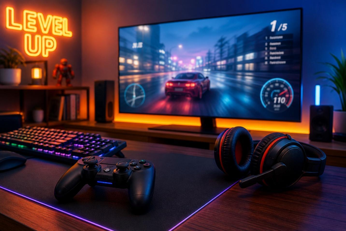 online gaming experience, multiplayer gaming setup, gaming latency issues, gaming performance optimization, local gaming communities, mobile gaming trends, competitive gaming strategies, online game differences, gaming gear for different locations, immersive gaming environments