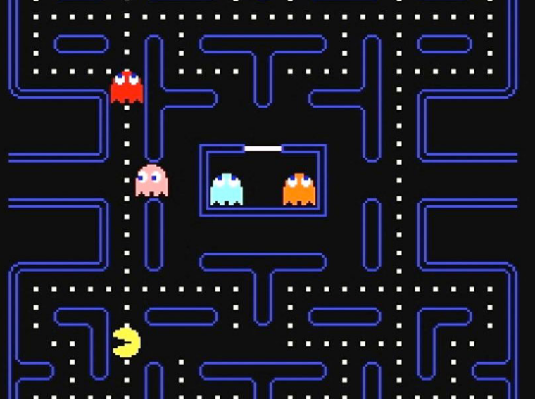 Interface of the Pac-Man game