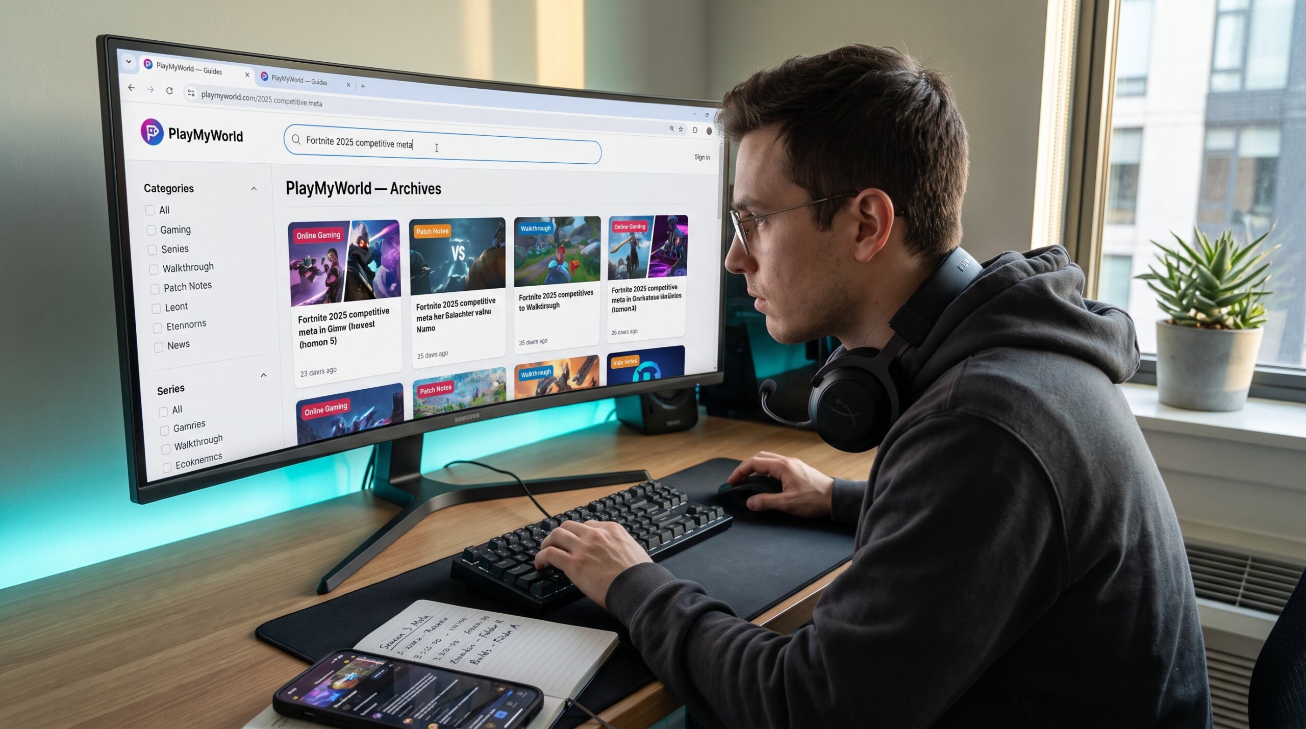 How to Browse the PlayMyWorld Gaming Archive